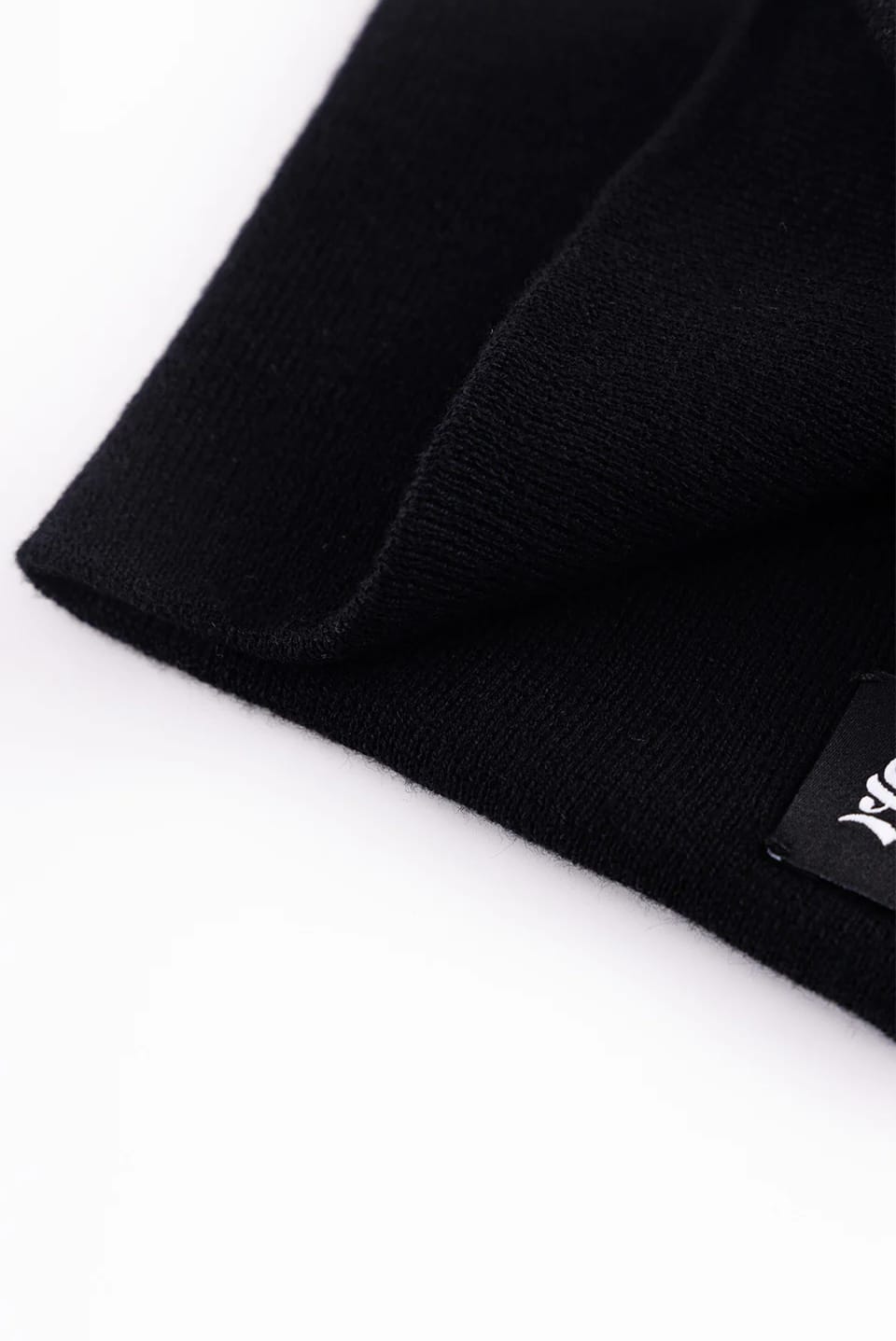 SUPPLIER 25aw "Cross Studs Long Beanie" Black One Size