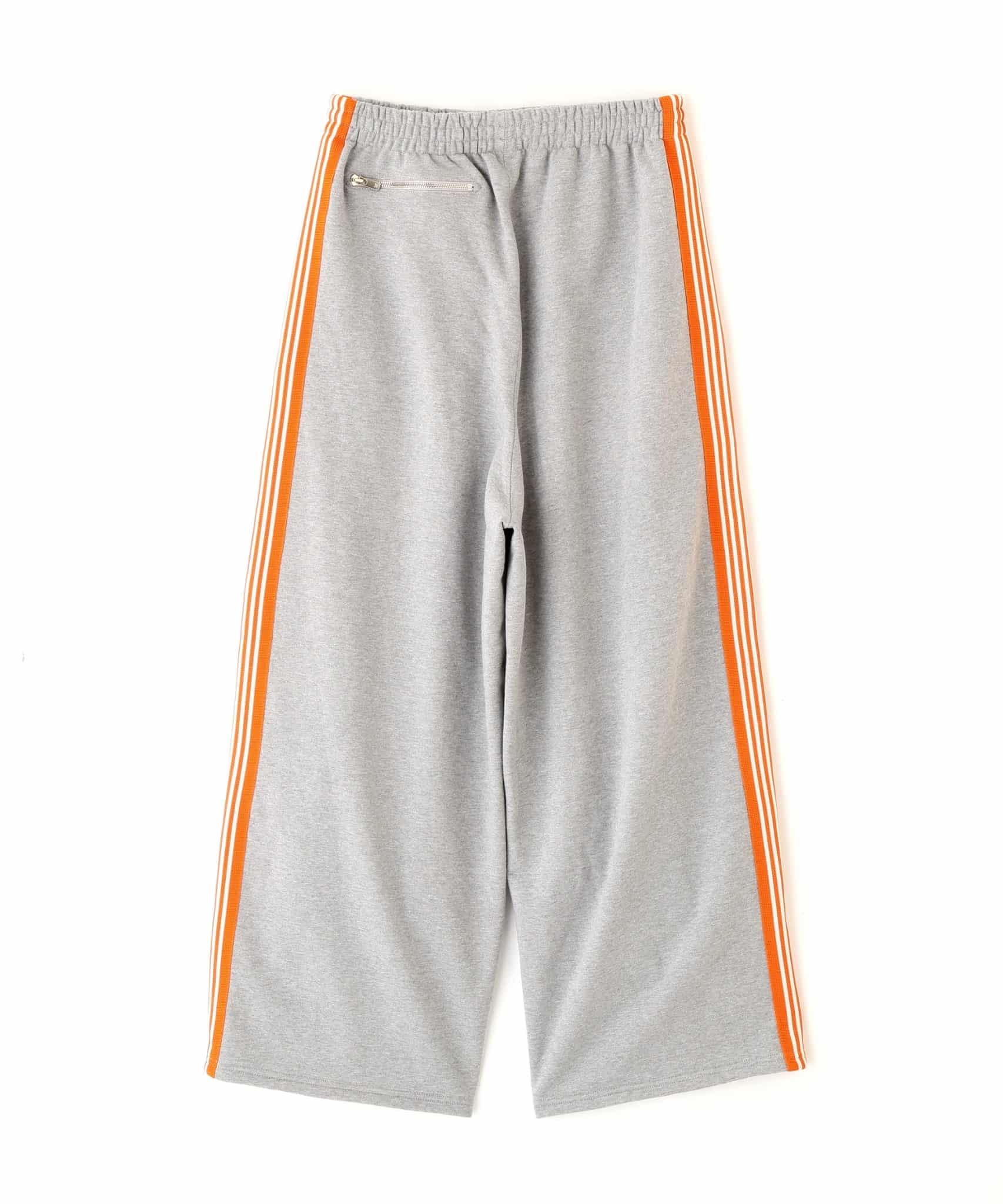 Needles 26ss "Exclusive H.D. Track Pant - Cotton Jersey" Grey/Orange Grey/Orange XS