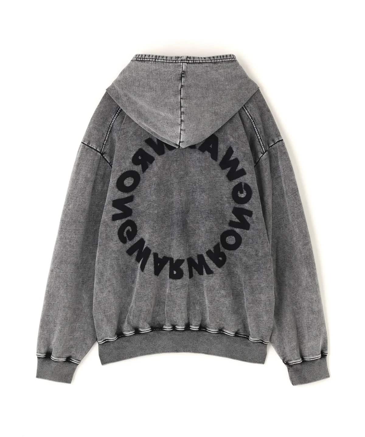 Danke Schon 26ss "Chemical Sweat Zip Hoodie" Black M