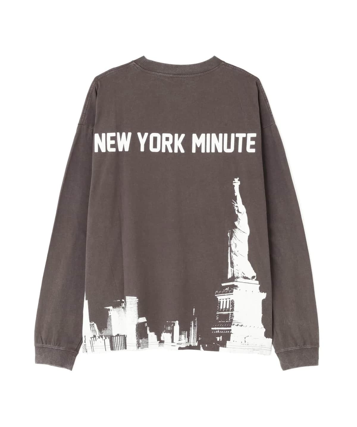 Danke Schon 26ss "Overdye L/S Tee" Usa Black M