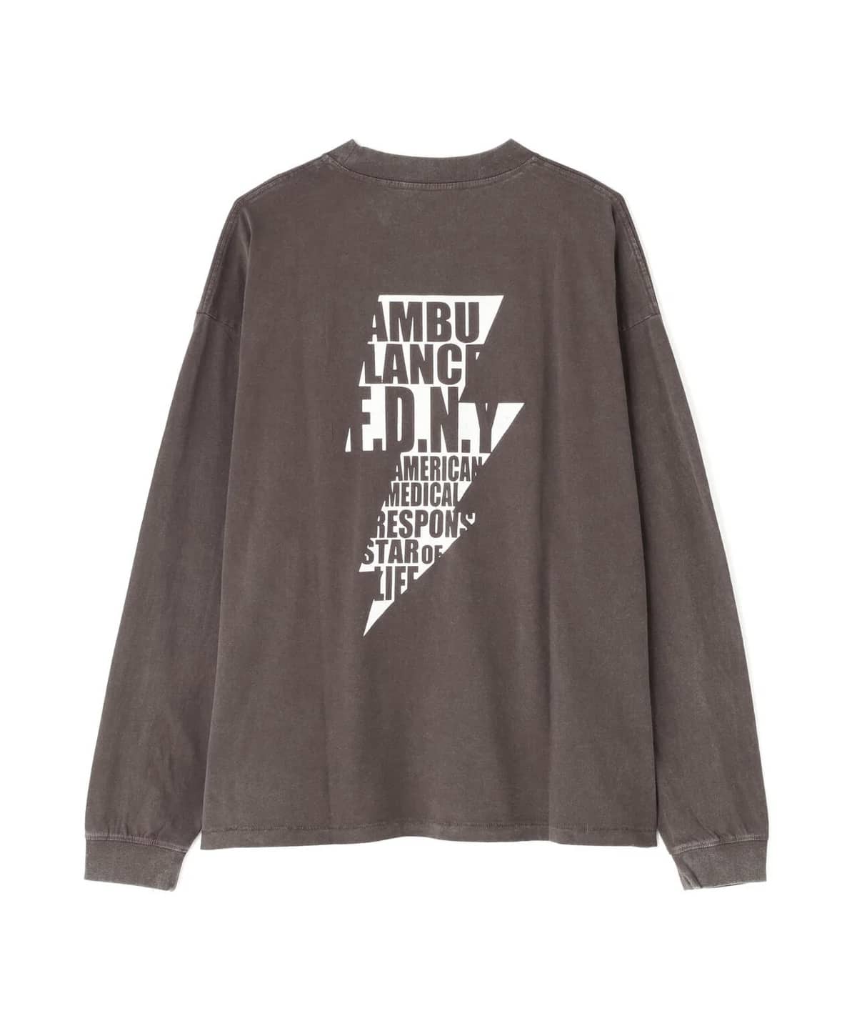 Danke Schon 26ss "Overdye L/S Tee" Fdny Black M