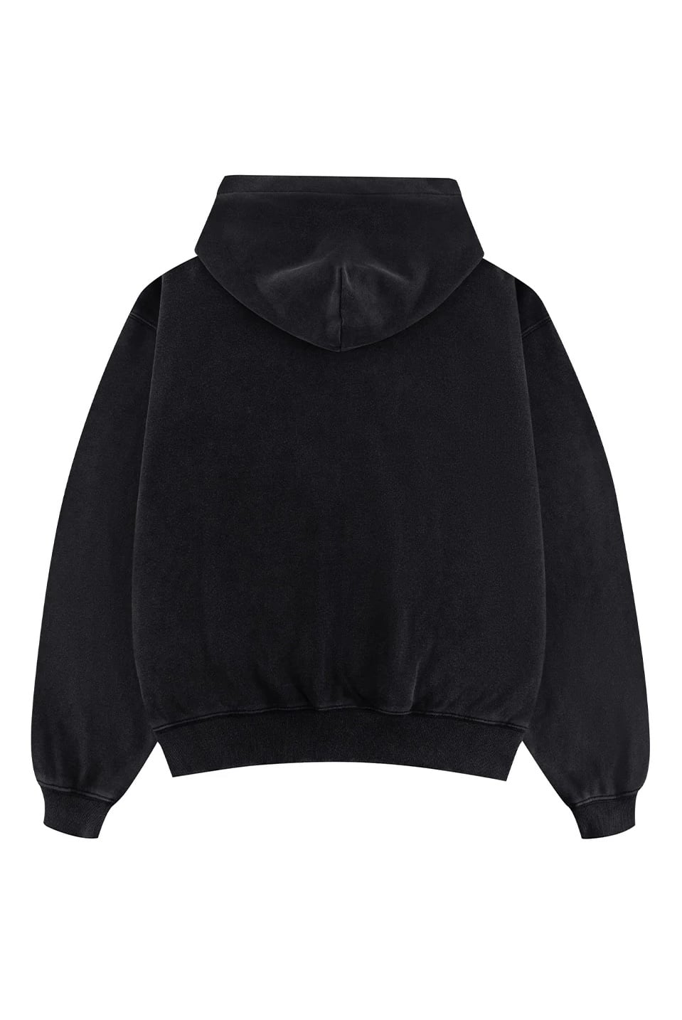 SUPPLIER 26ss "Skull Leather Patch Zip Hoodie" Black M