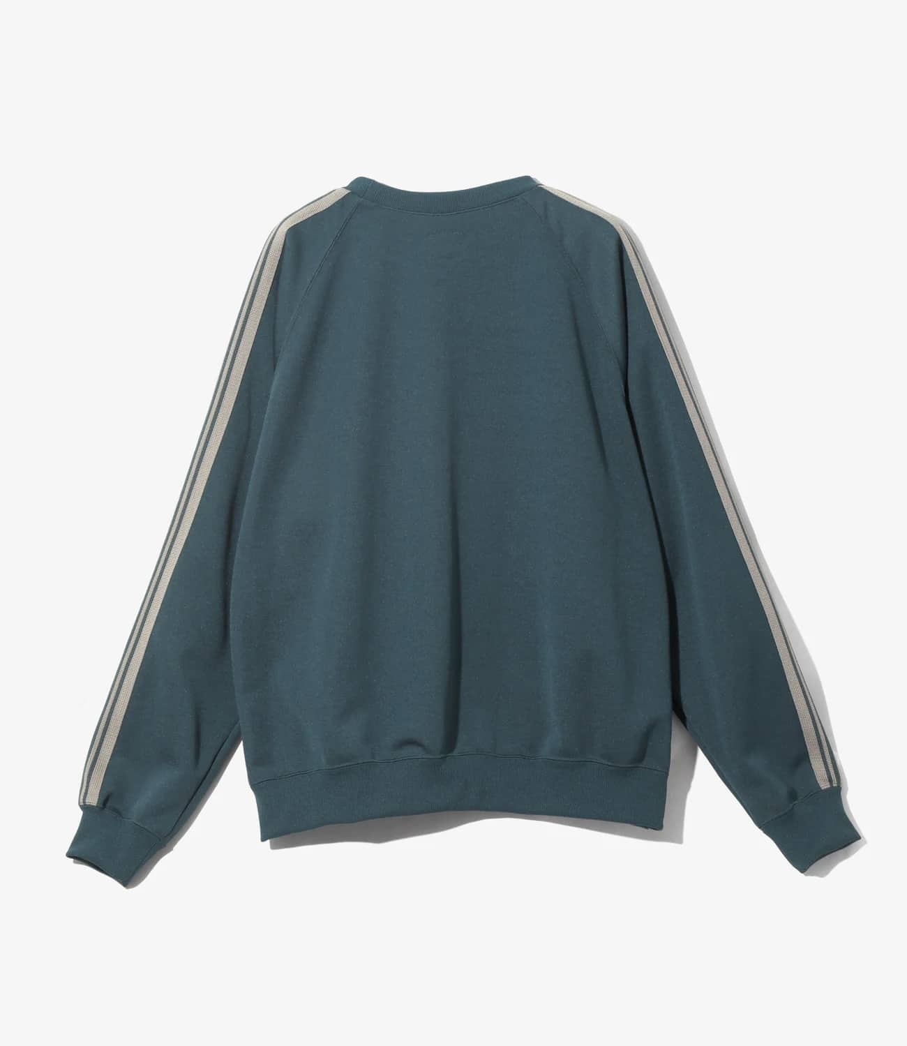 Needles 26ss "Track Crew Neck Shirt - Poly Smooth" Green Green M