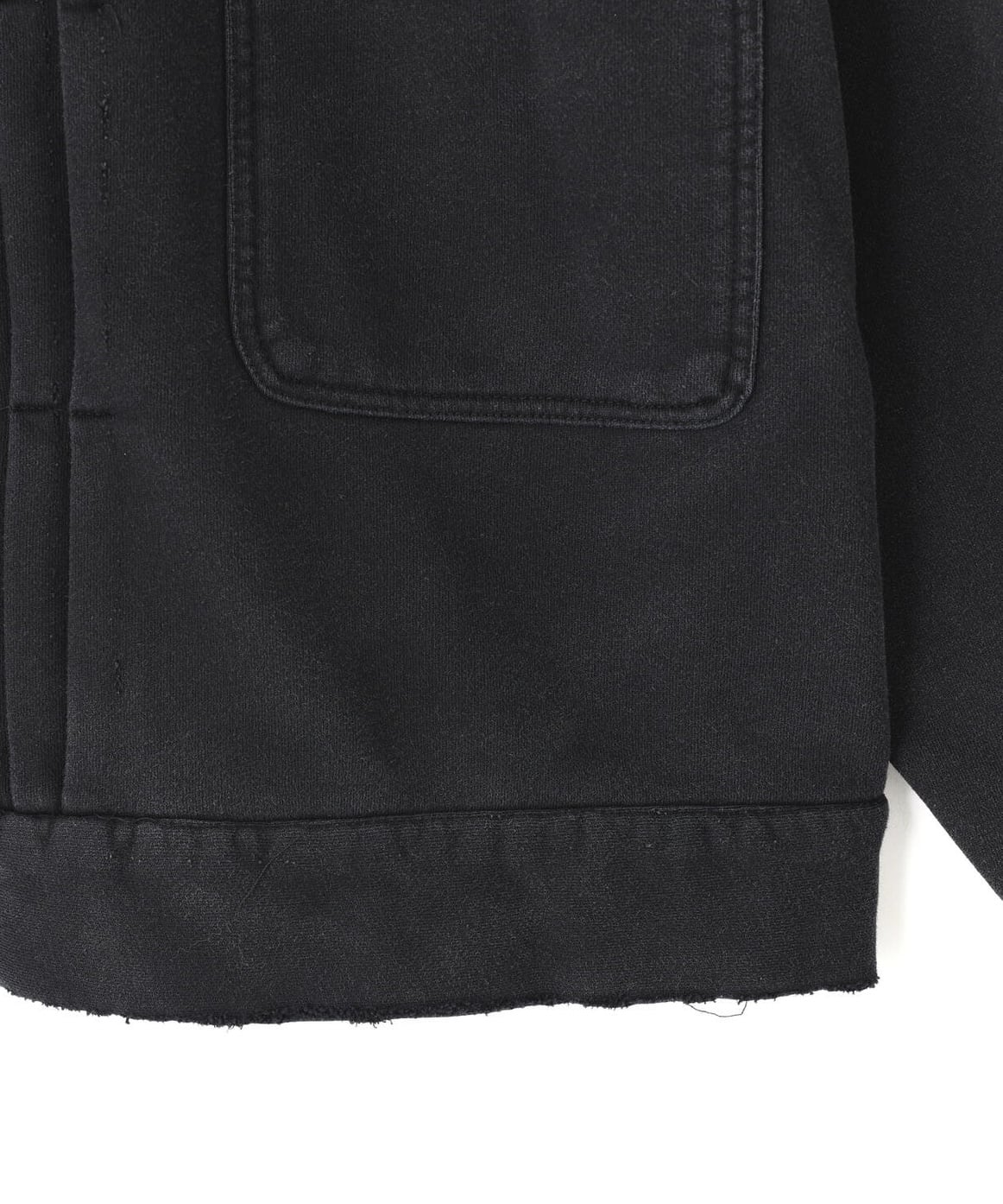 Danke Schon 26ss "SULFUR SWEAT 2ND JACKET" Black Black S