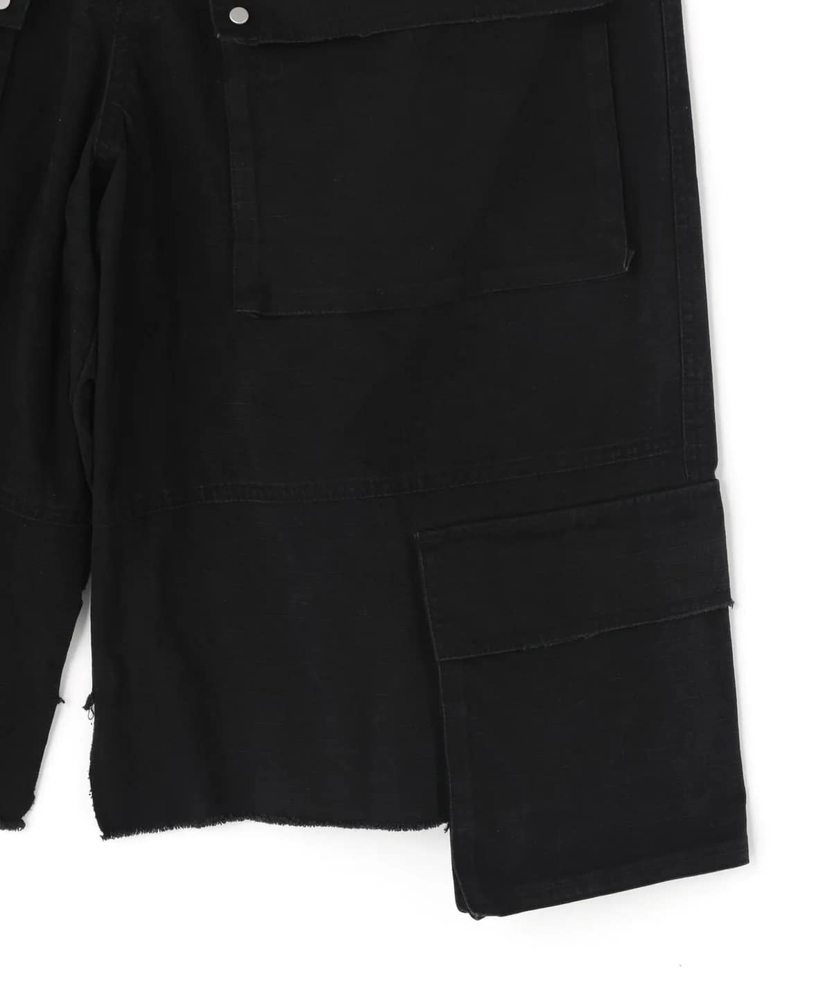 Danke Schon 26ss "Ripstop W-Cargo Shorts" Black Black M