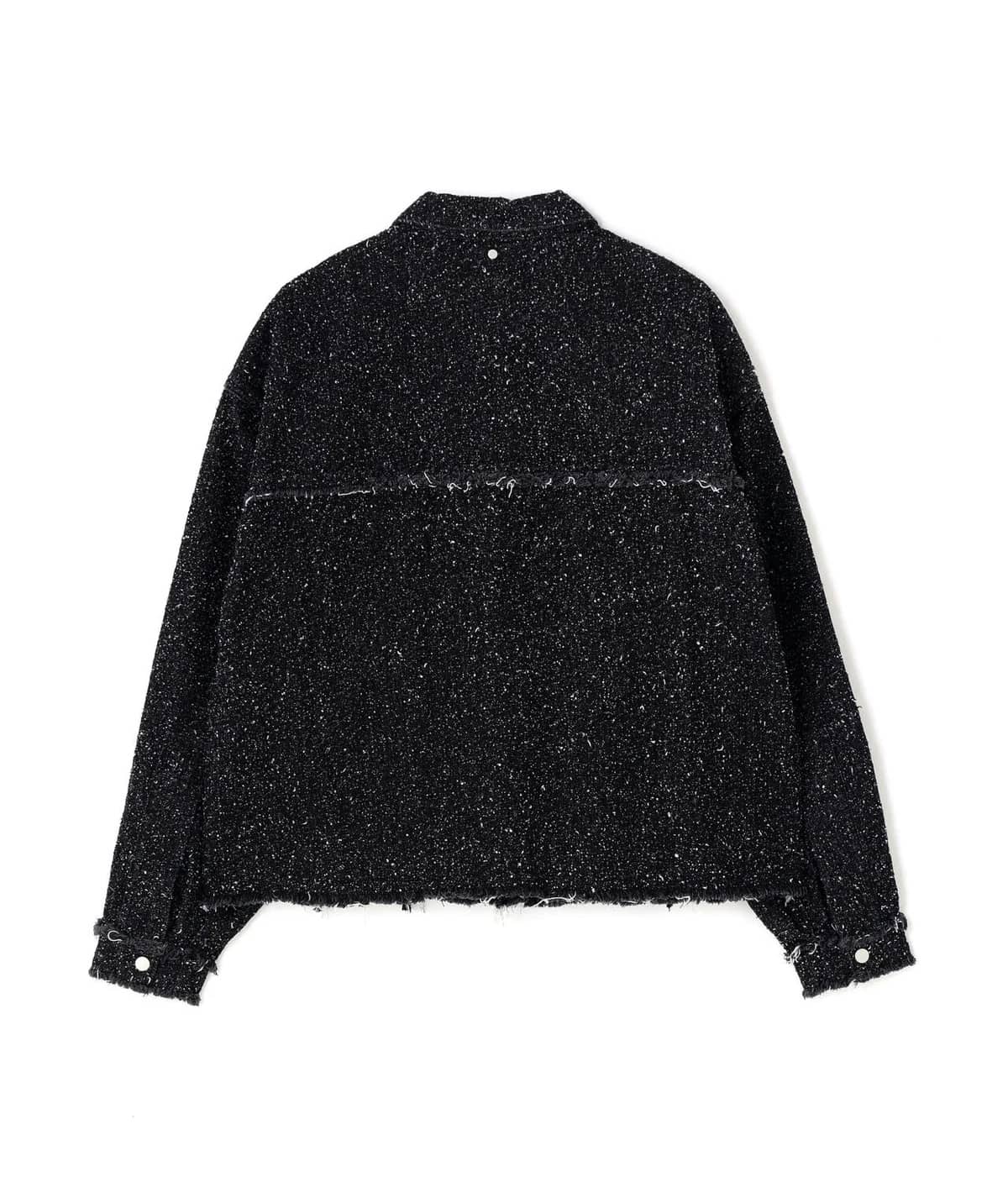 Danke Schon 26ss "Needlepunch Denim 3rd Jacket" Black Black S