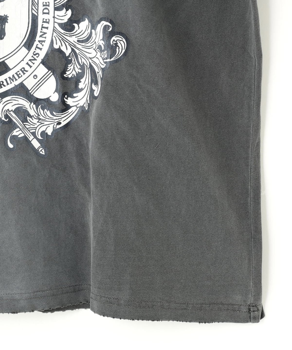 Danke Schon 26ss "Pigment Emblem S/S Tee" Black Black M