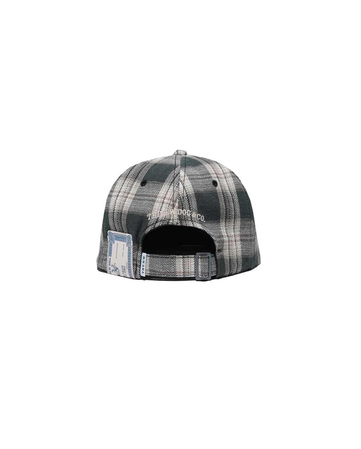 THE H.W.DOG&CO. 26ss "Plaid Two Tone Cap" Black Black One Size