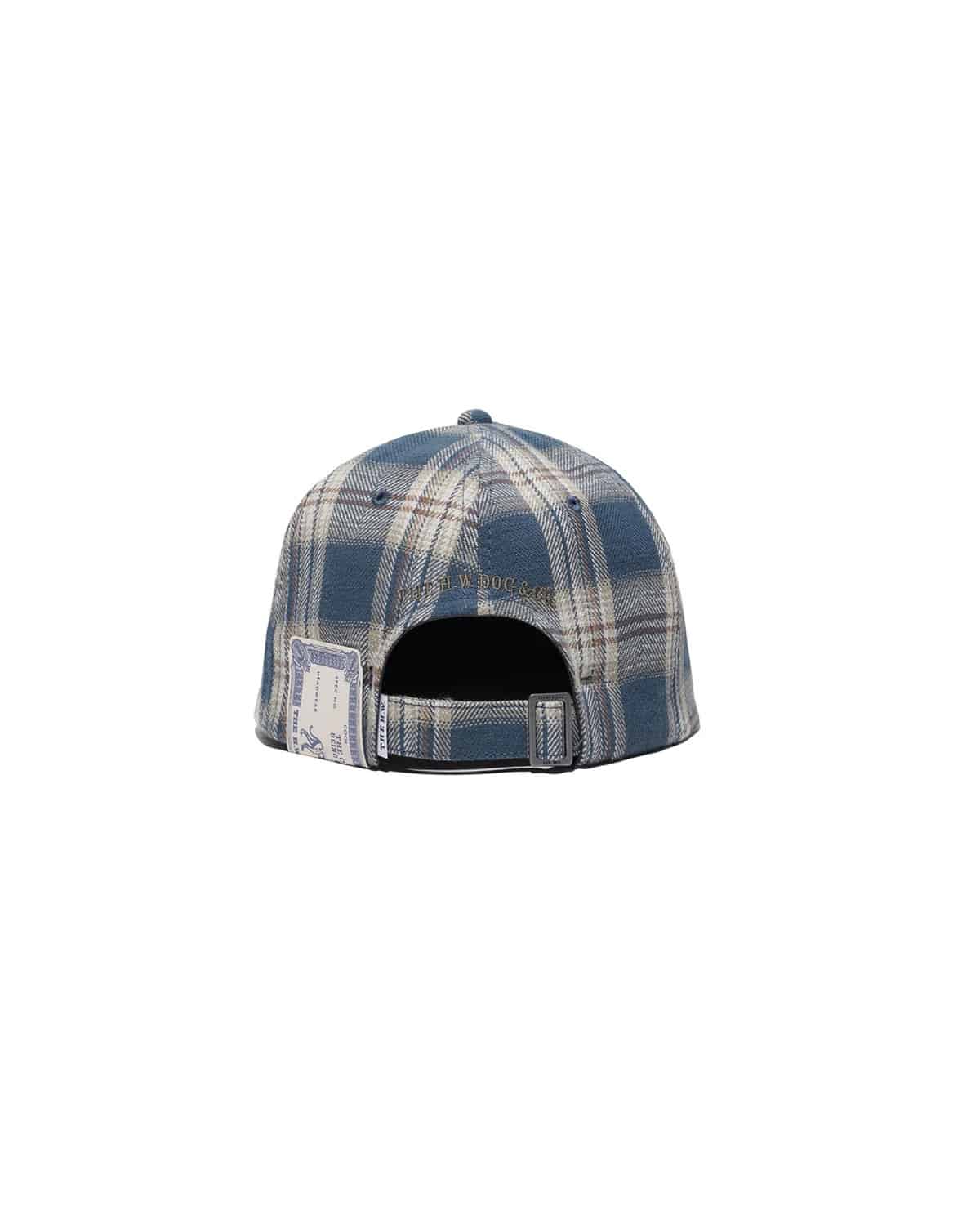 THE H.W.DOG&CO. 26ss "Plaid Two Tone Cap" Navy Navy One Size