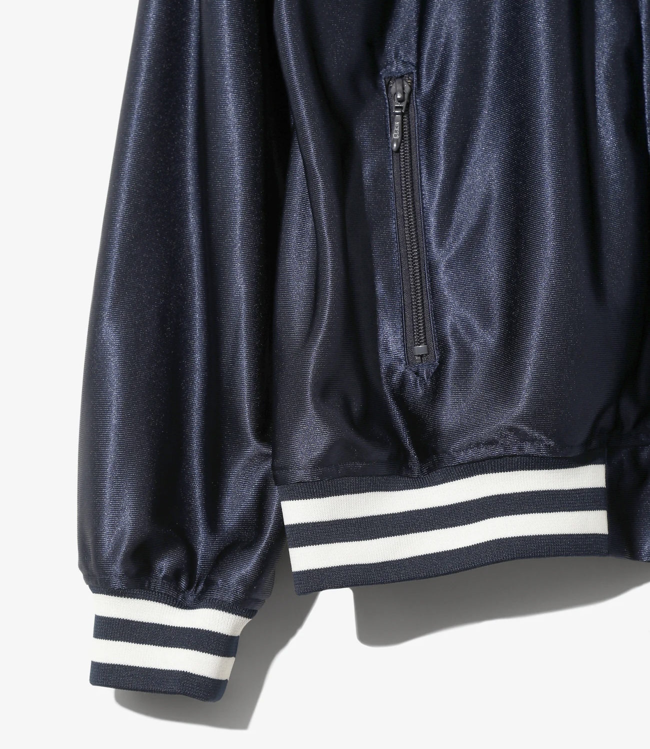 Needles 26ss "Track Jacket - Tricot Sateen" Navy Navy M