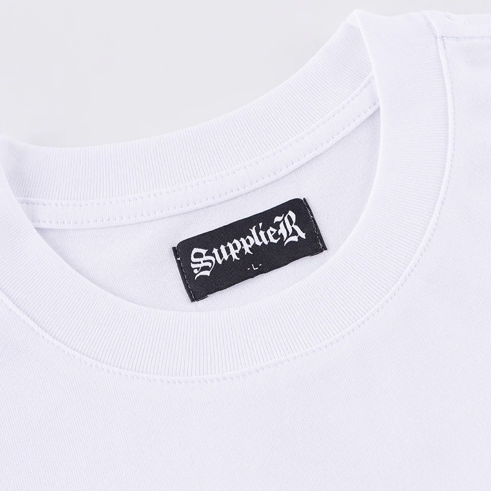 SUPPLIER 26ss "Tribal Cross Tee" White White M