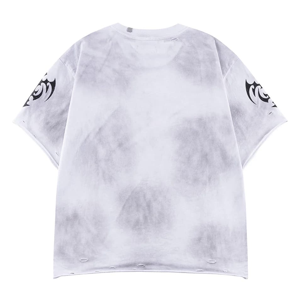 SUPPLIER 26ss "Distressed Pierced Tee V2" White White M
