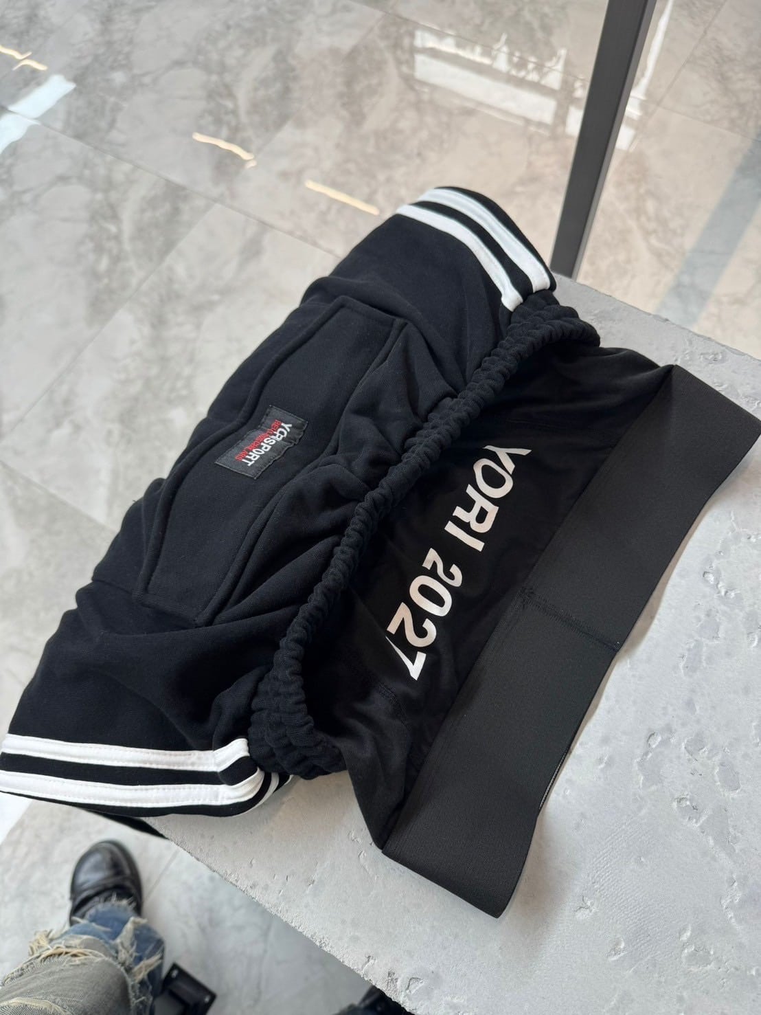 【先行予約 5月中旬発売予定】RECKLESSSCHOLARS × YORI 26ss "Side Line Pants" Black S