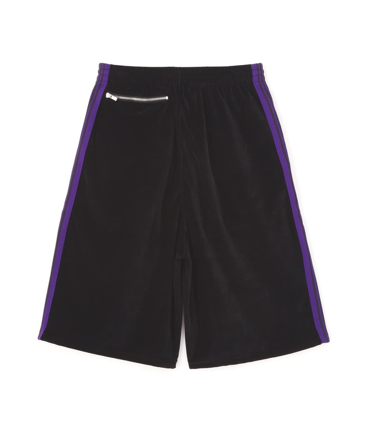 【先行予約 6月6日発売予定】Needles 26aw "Exclusive H.D. Track Short - C/PE Velour" Black Black XS