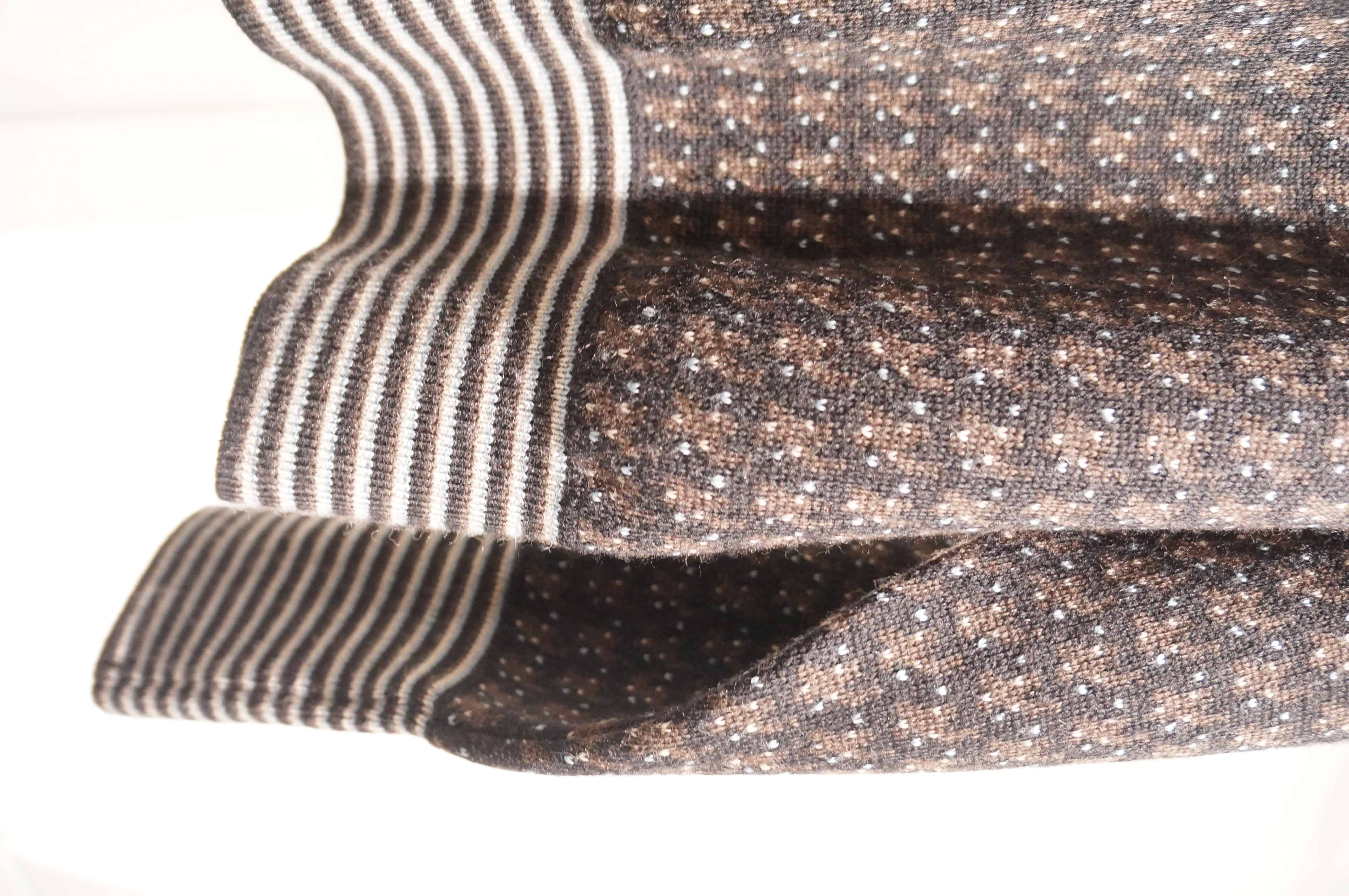 SUGARHILL 26aw "Jacquard Knit Polo" Black Black 1