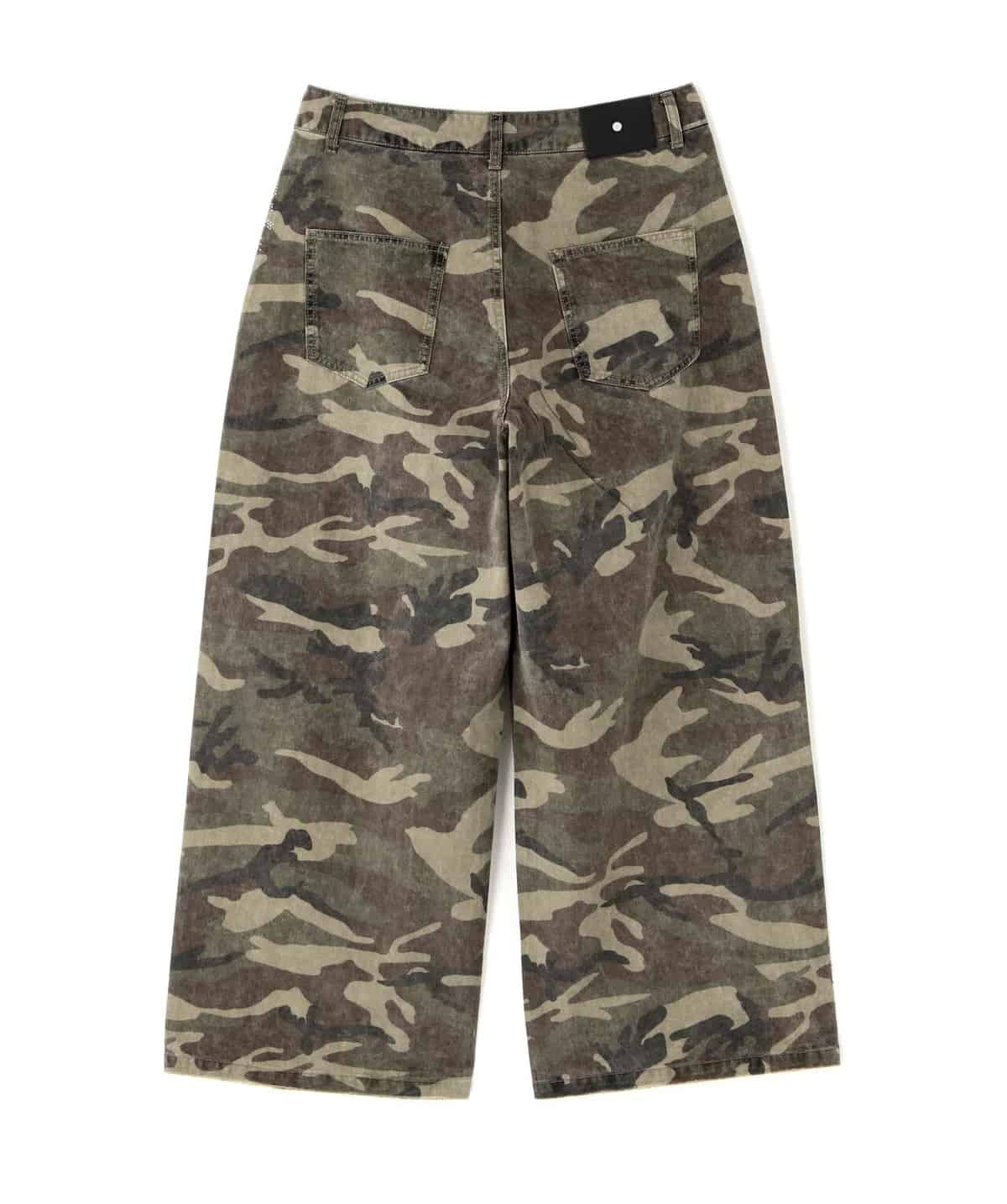 Danke Schon 26ss "12oz Baggy Jeans" Camo / Swaro Camo S