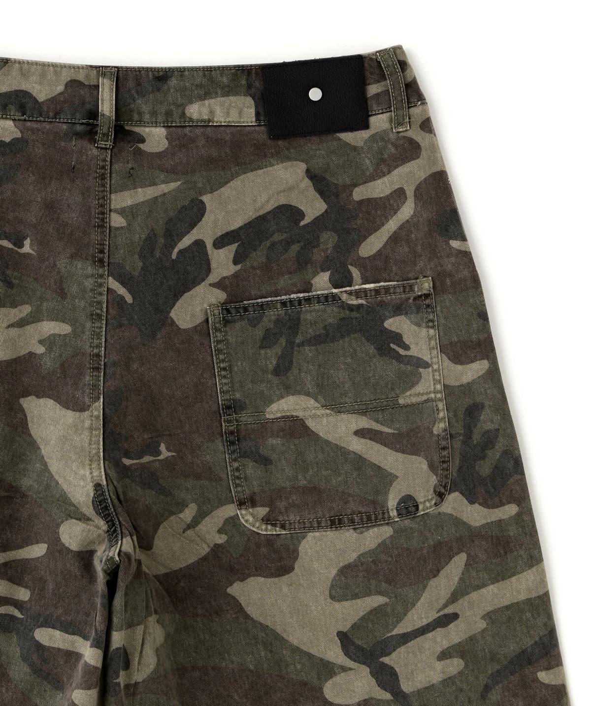 Danke Schon 26ss "12oz Baggy Shorts" Camo / Swaro Camo M