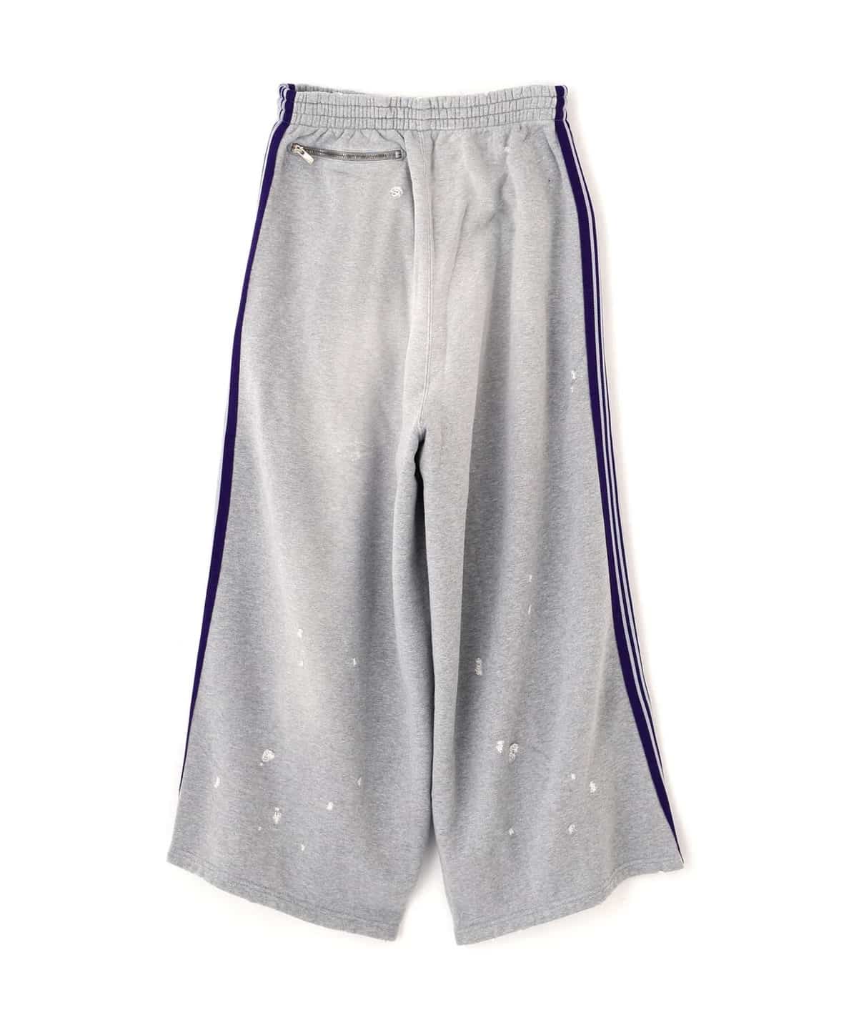 【先行予約 10月3日発売】Needles 26aw "Exclusive H.D.Track Pant-Cotton Jersey Damage" H.Grey H.Grey XS