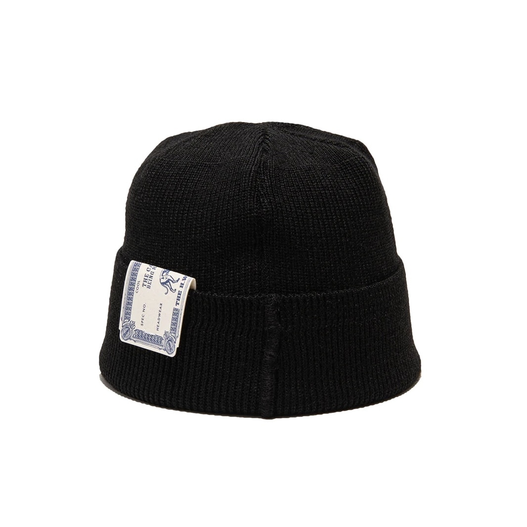 THE H.W.DOG&CO. CHAIN 40S BEANIE(ONE SIZE BLACK)｜ L.H.P｜池袋