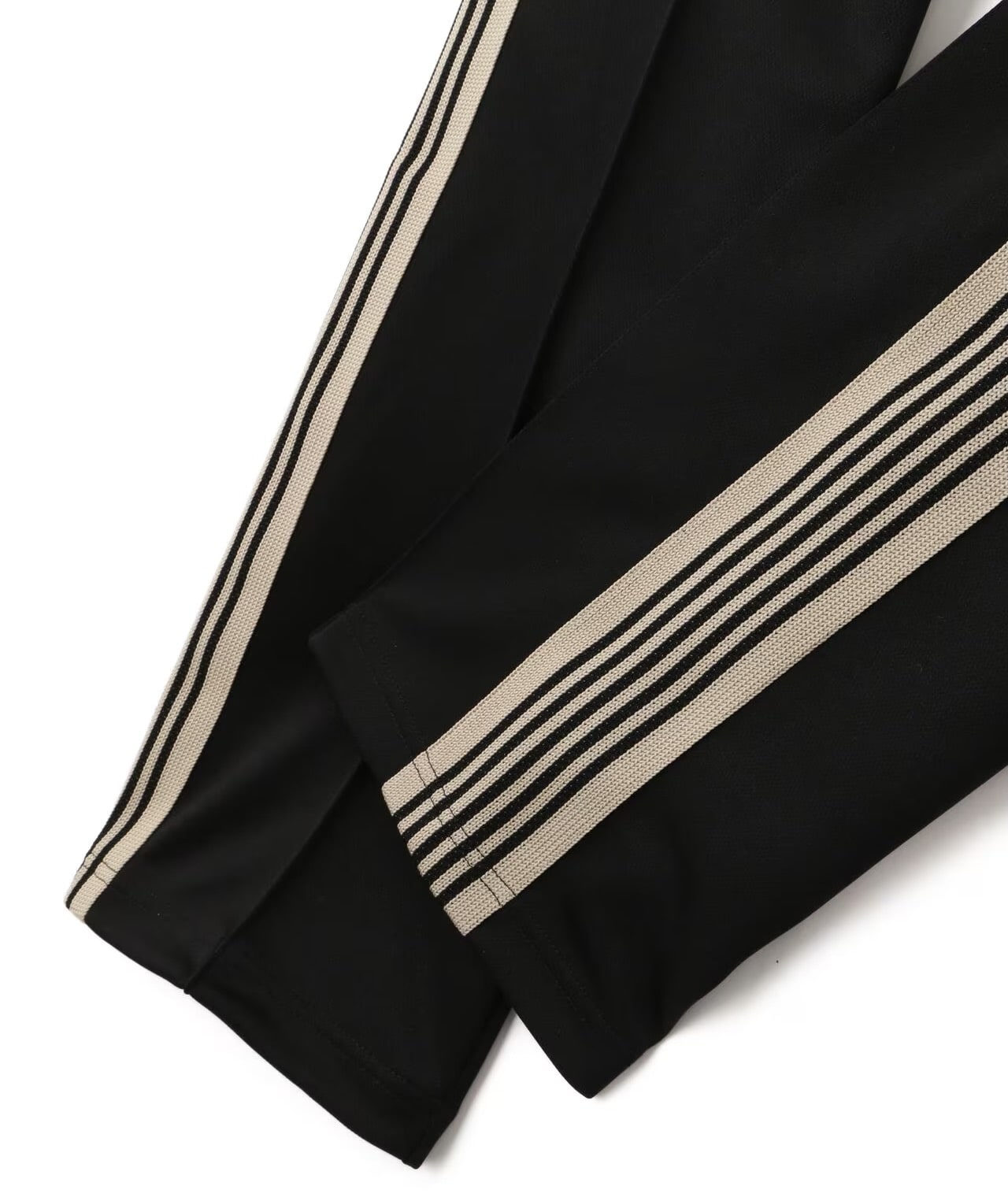 Needles EXCLUSIVE TRACK PANT - POLY SMOOTH NARROW(XS BLACK×GOLD ...