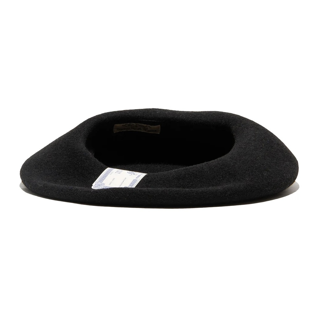 THE H.W.DOG&CO. Flat Beret Black One Size