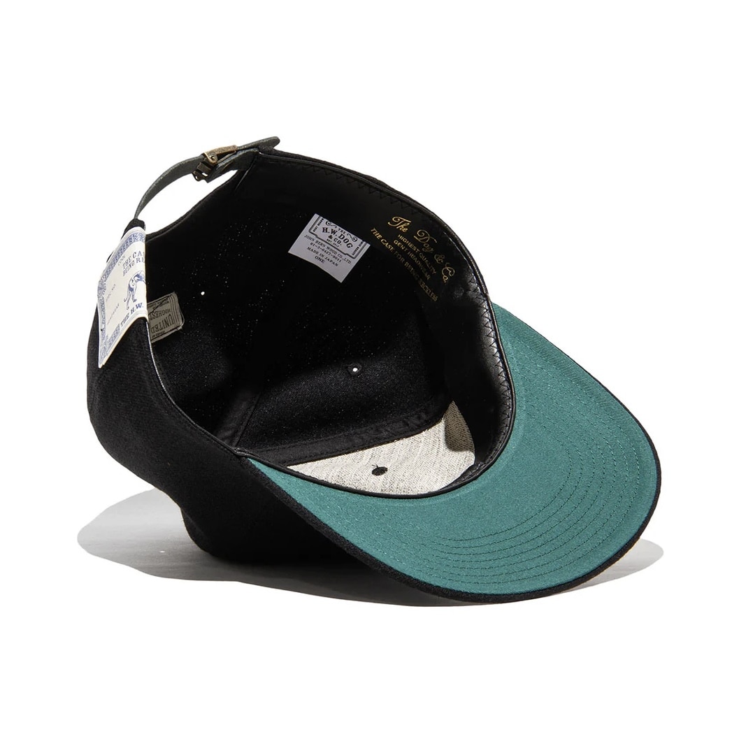 THE H.W.DOG&CO. 25ss "Baseball Cap" Black Black One Size