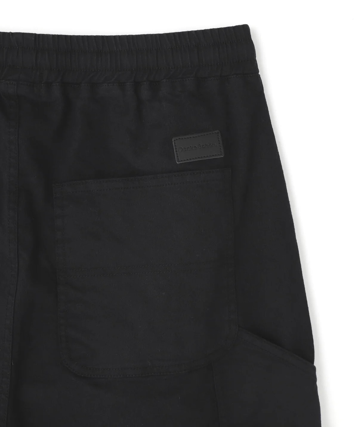 Danke Schon 25ss "Tc Black W-Knee Shorts" Black M