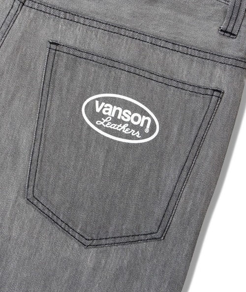 VANSON "Skelton Bones Denim Shorts" Black Black 28