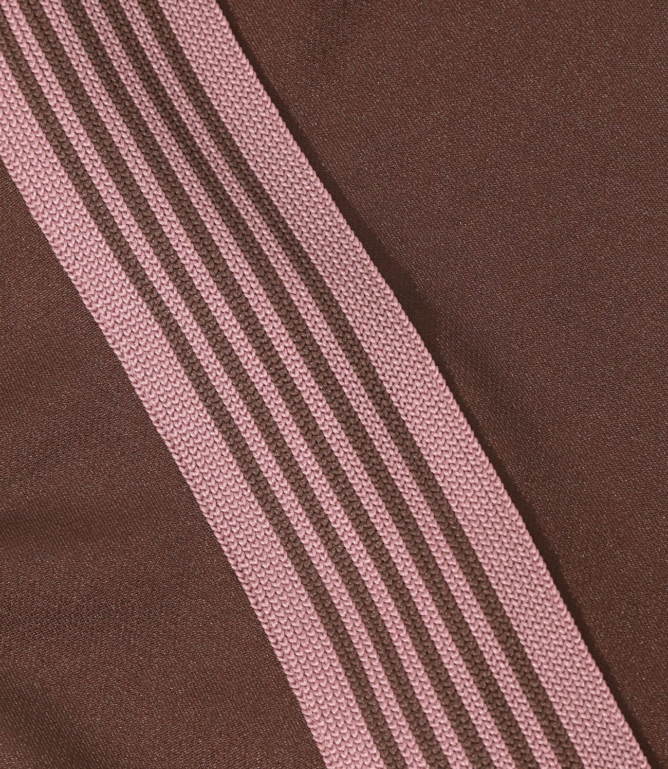 Needles 25aw "Track Crew Neck Shirt - Poly Smooth" Brown Brown M