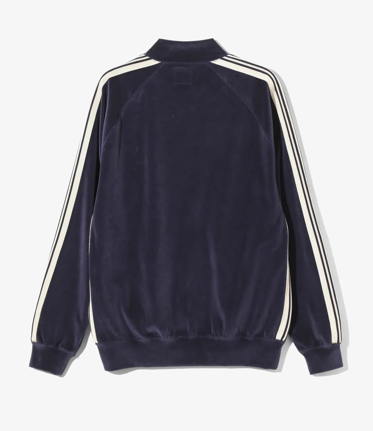 Needles 25aw "Rib Collar Track Jacket - C/PE Velour" Navy Navy S