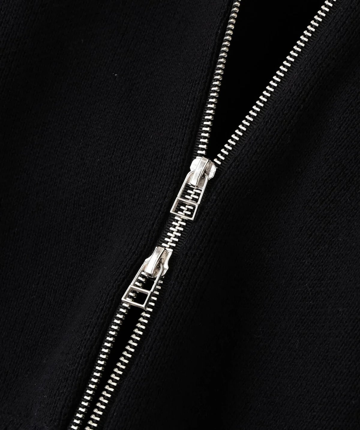 Danke Schon 25aw "Hand Stitch Knit Drivers" Black Black S