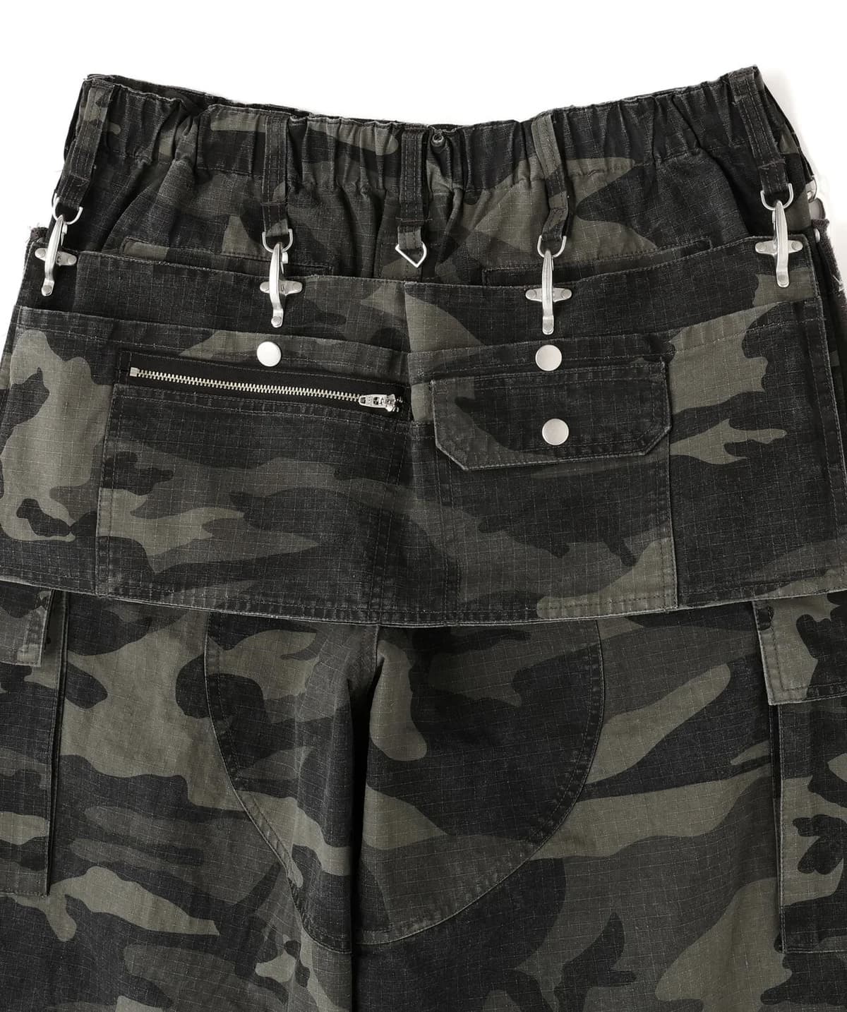 Danke Schon 25aw "Ripstop Apron Cargo Pants" Camo Camo S