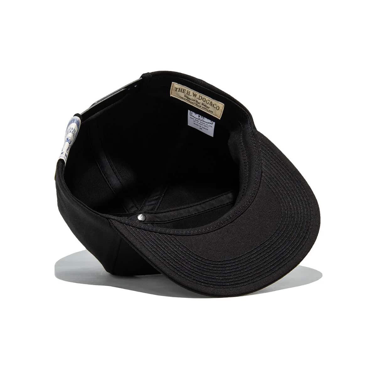 THE H.W.DOG&CO. 25aw "Trucker Cap" Black Black 38