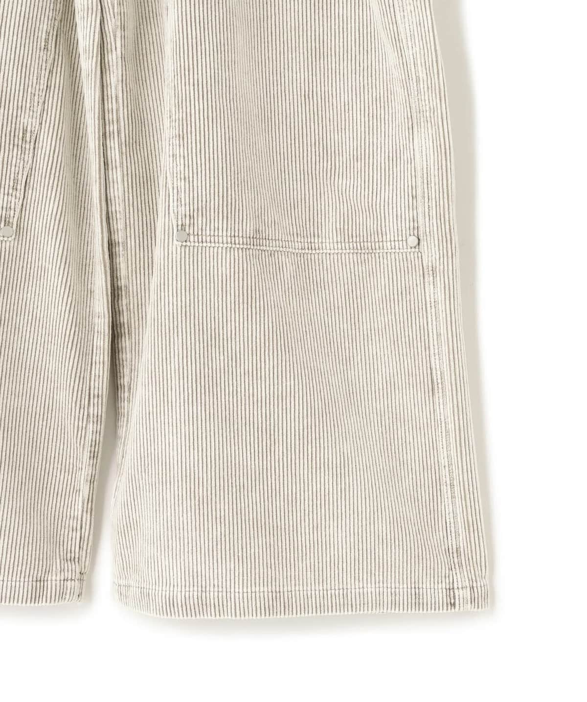 Danke Schon 25aw "8Well Courduroy Chemical W-Knee Pants" Beige Beige S