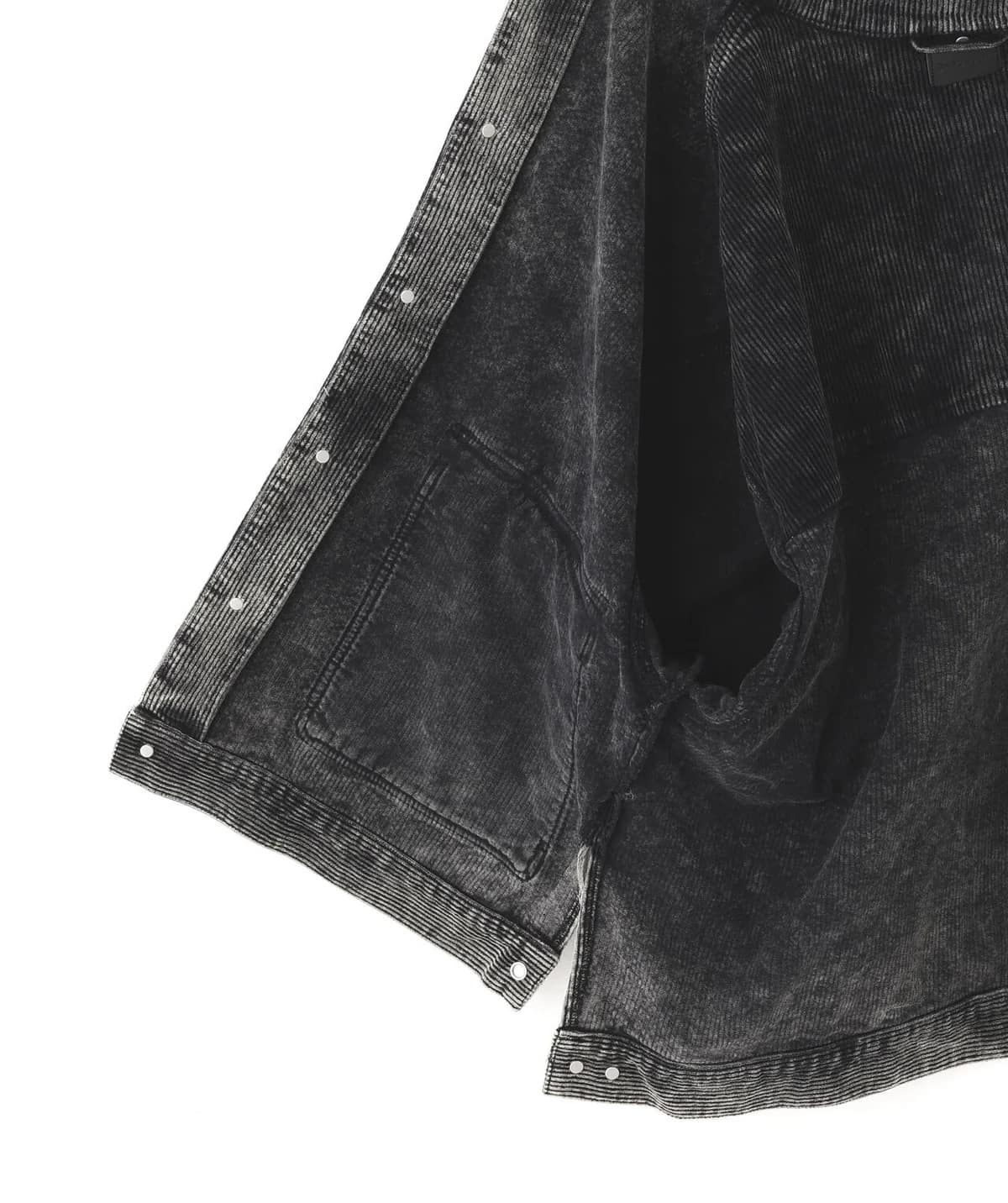 Danke Schon 25aw "8Well Courduroy Chemical Coveralls" Black Black S