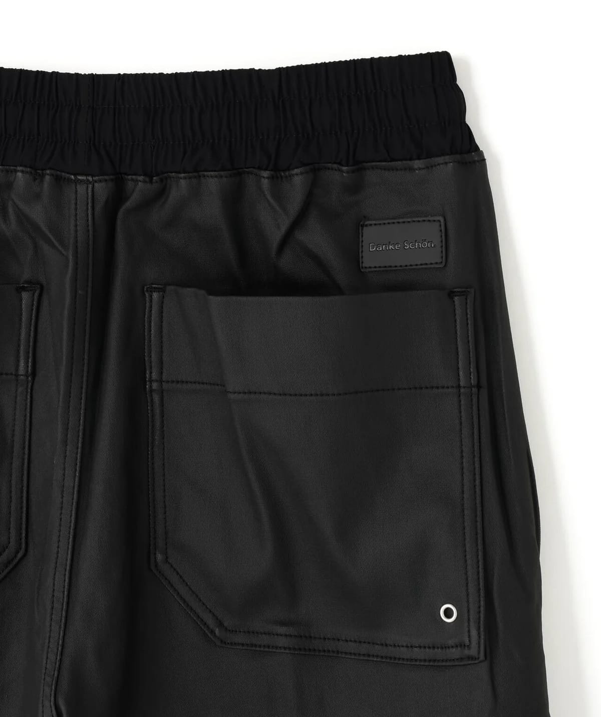 Danke Schon 25aw "Coating Flare Cargo Pants" Black S(28)