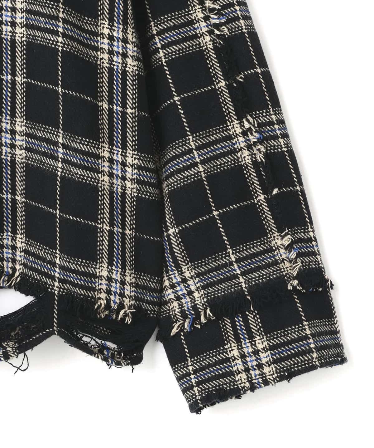 Danke Schon 25aw "Flannel Shirts" Black Black M