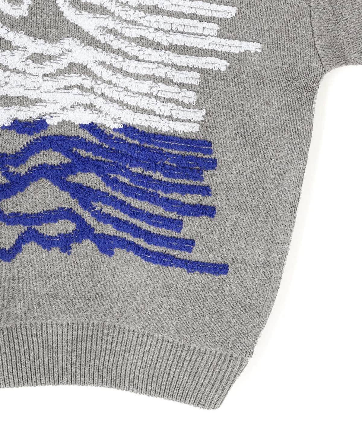 Danke Schon 25aw "Tc Knit Pattern" Grey Grey M