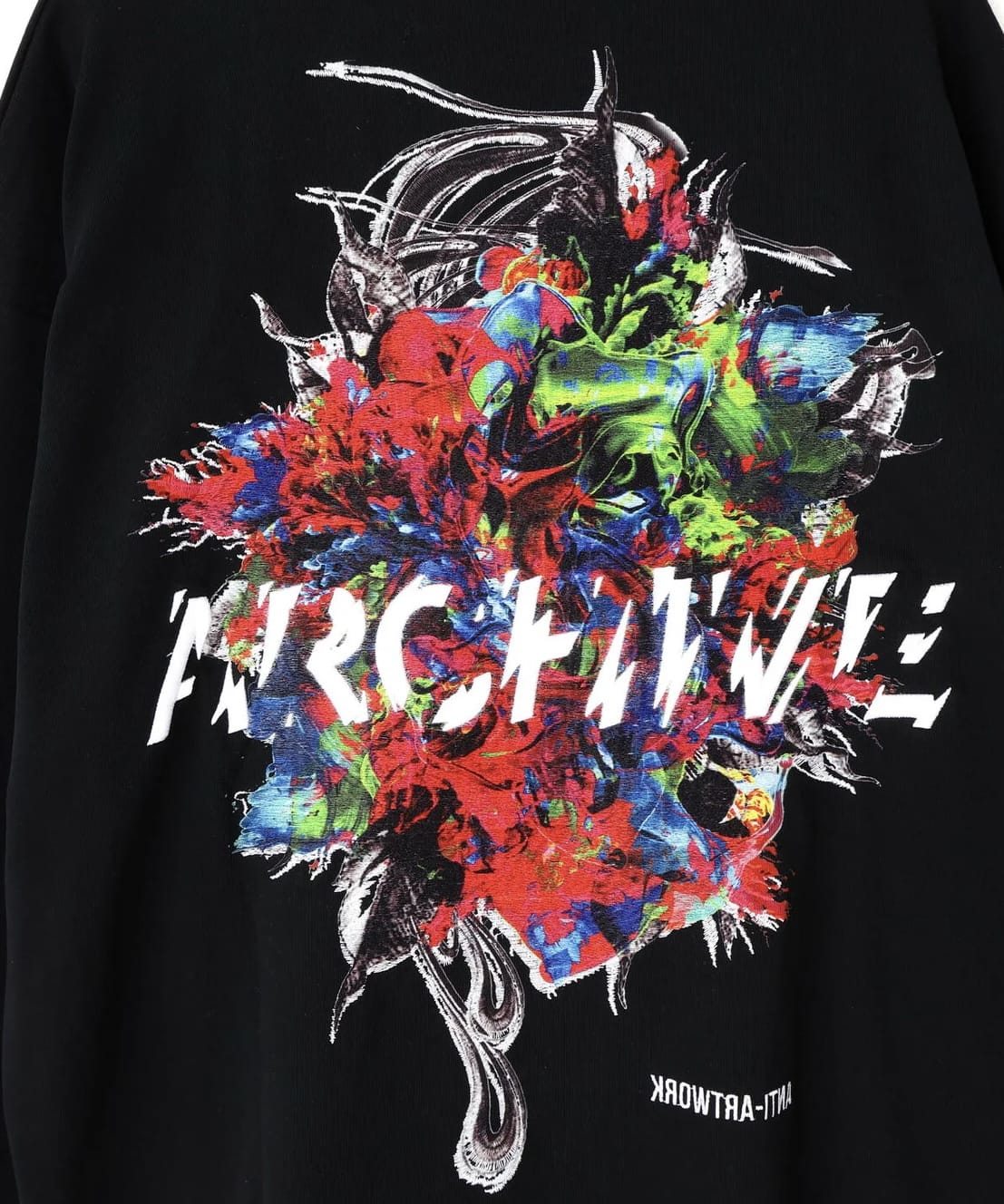 A4A 25aw "LS TEE FLOWER" Black Black S