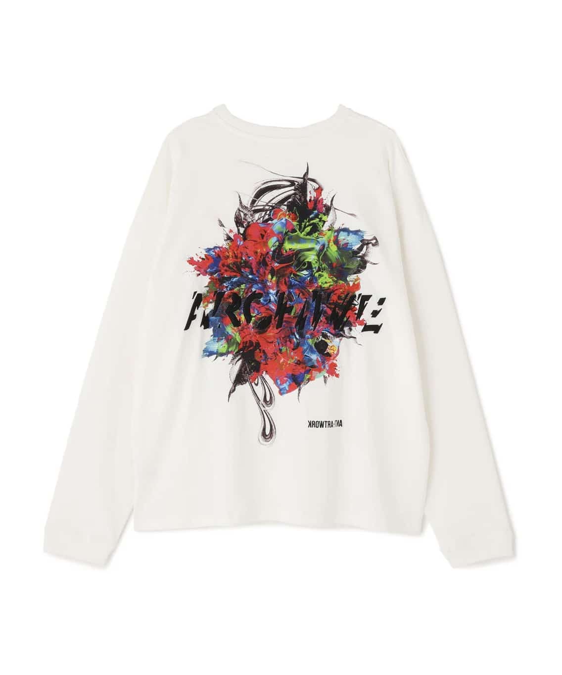 A4A 25aw "LS TEE FLOWER"  White White S