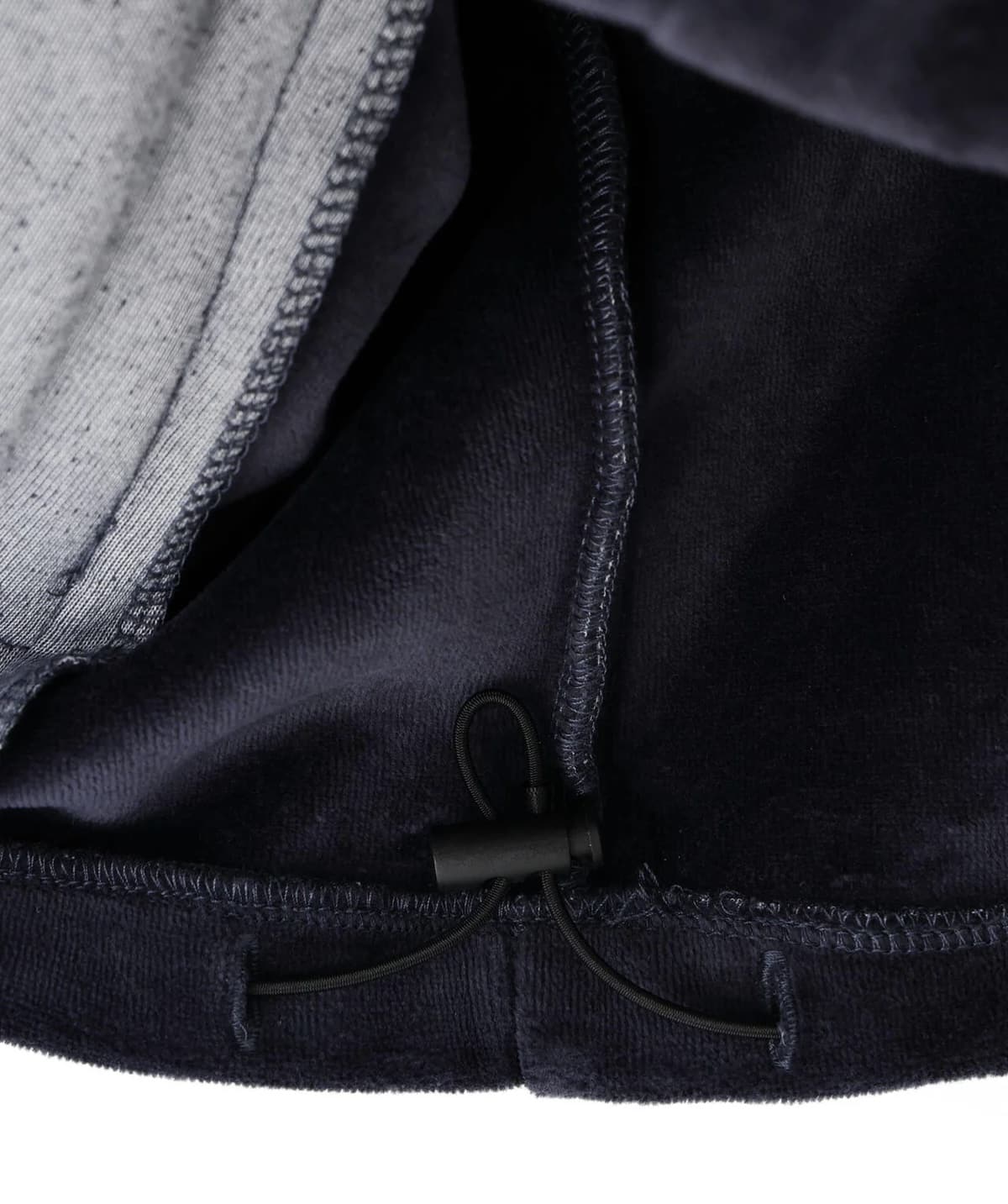 Danke Schon 25aw "W-Face Velour Half Zip Stand" Navy Navy S