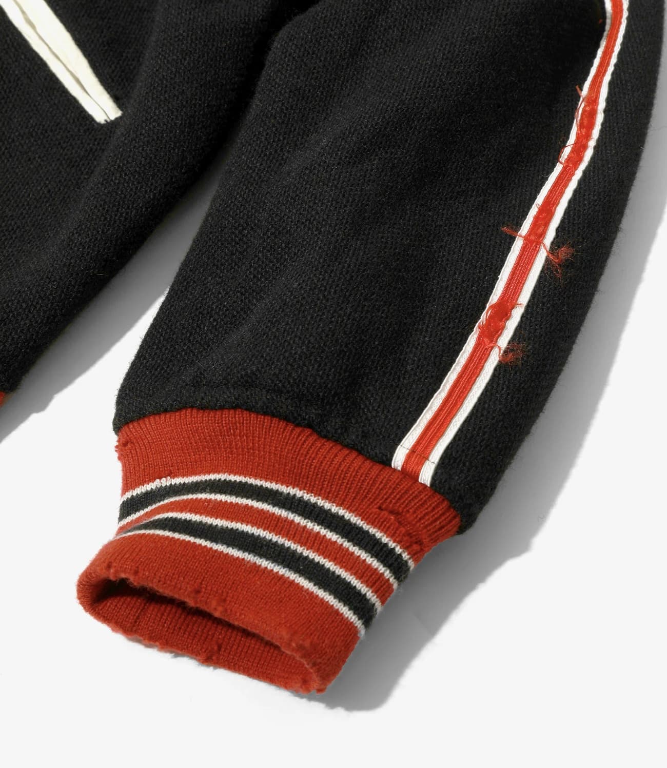 Needles 25aw "Deconstructed Lettered Jacket - Wool Melton" Black M