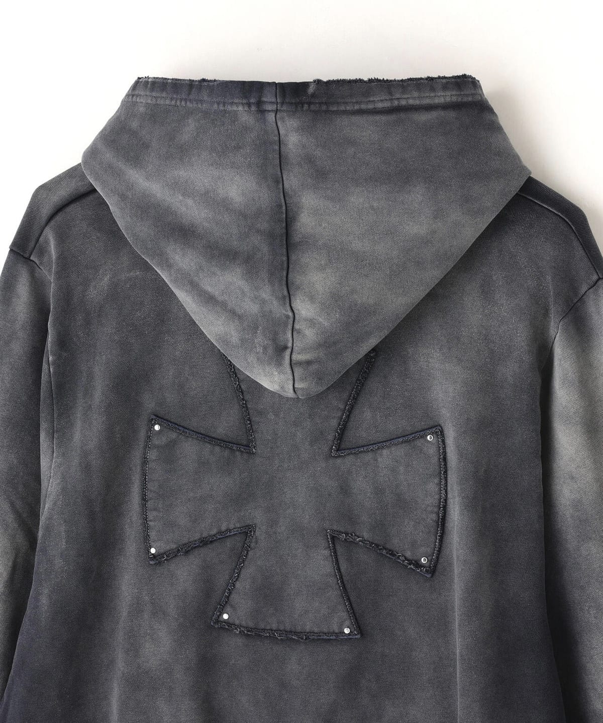 Danke Schon 26ss "Spray Pigment Sweat Hoodie Iron" Black M