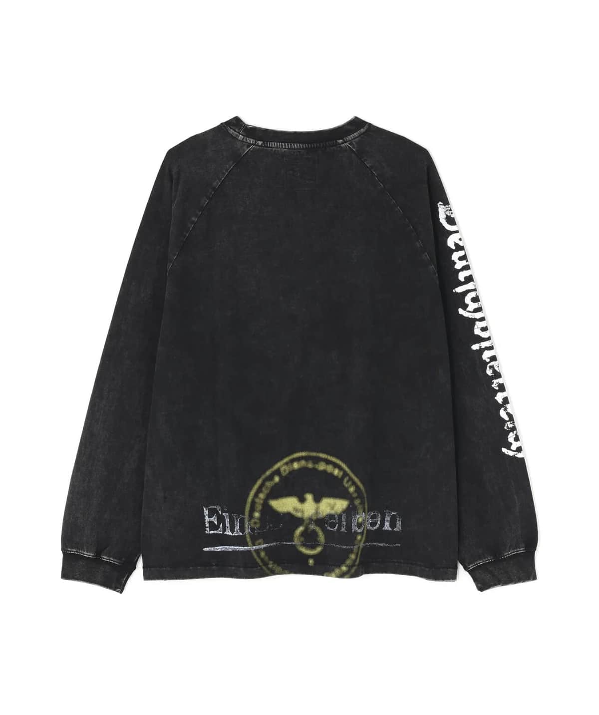 Danke Schon 26ss "Chemical Raglan L/S Tee" Stempel Black M
