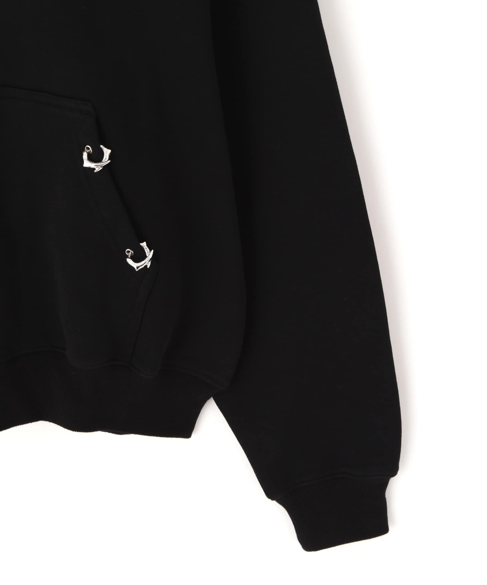 【先行予約 1月24日発売】SUPPLIER 26ss "Exclusive Faux Fur Cross Hoodie" Silver Silver M