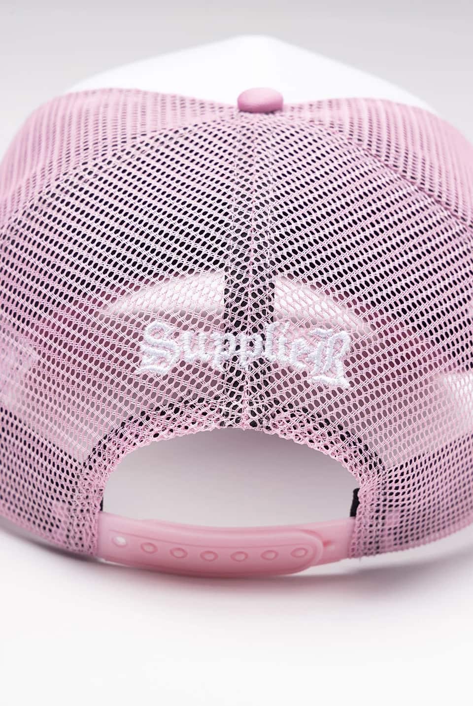 SUPPLIER 26ss "Multiple Cross Mesh Cap" Pink Pink One Size