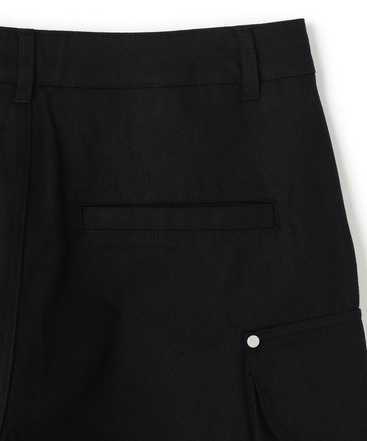 Danke Schon 26ss "10oz Katuragi W-Cargo Pants" Black Black S