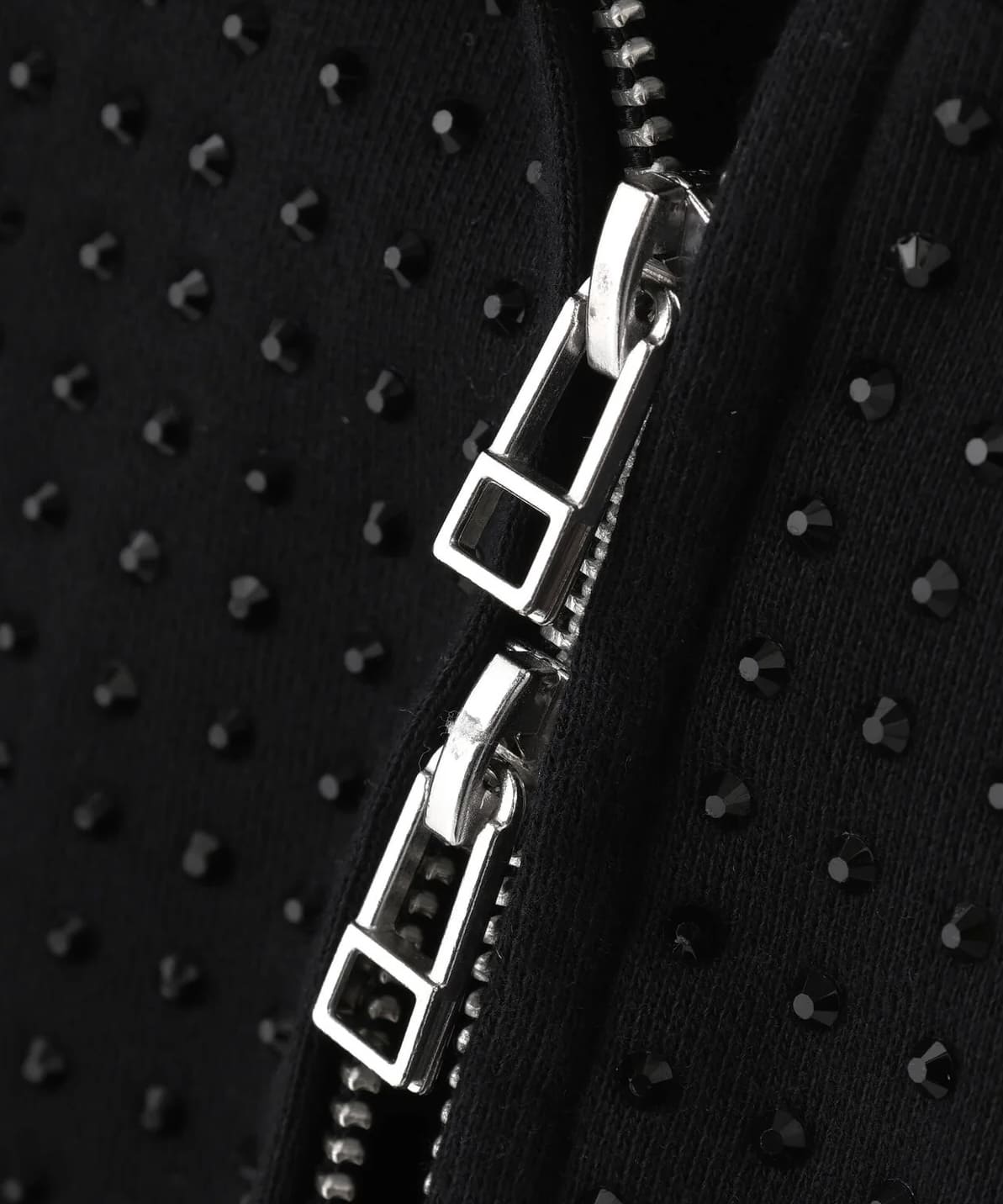 Danke Schon 26ss "Line Stone Zip Hoodie" Black M