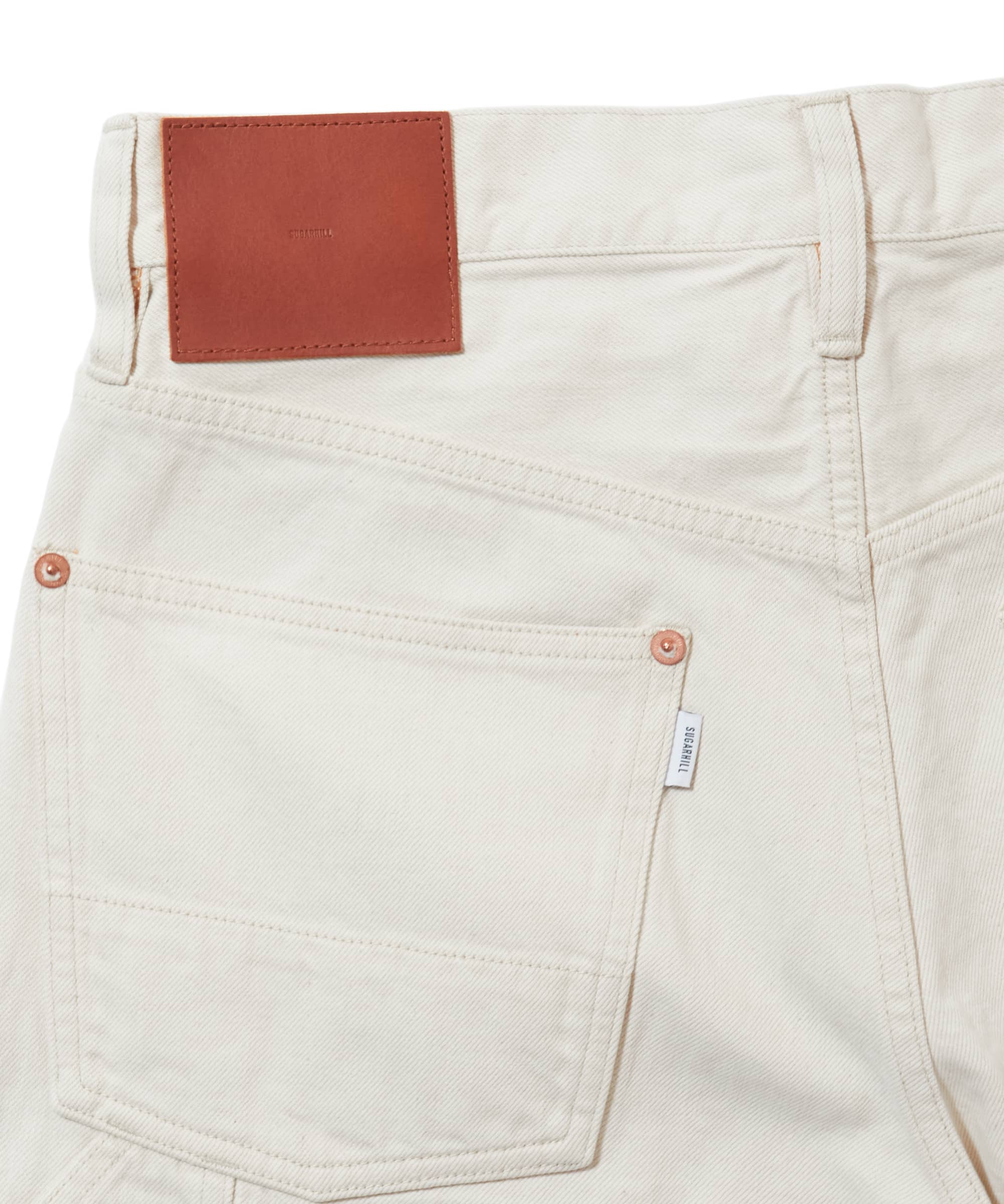 【先行予約 3月14日】SUGARHILL 26ss "Tattoo Flash Print Modern Denim Double Knee Cut" Ecru 30