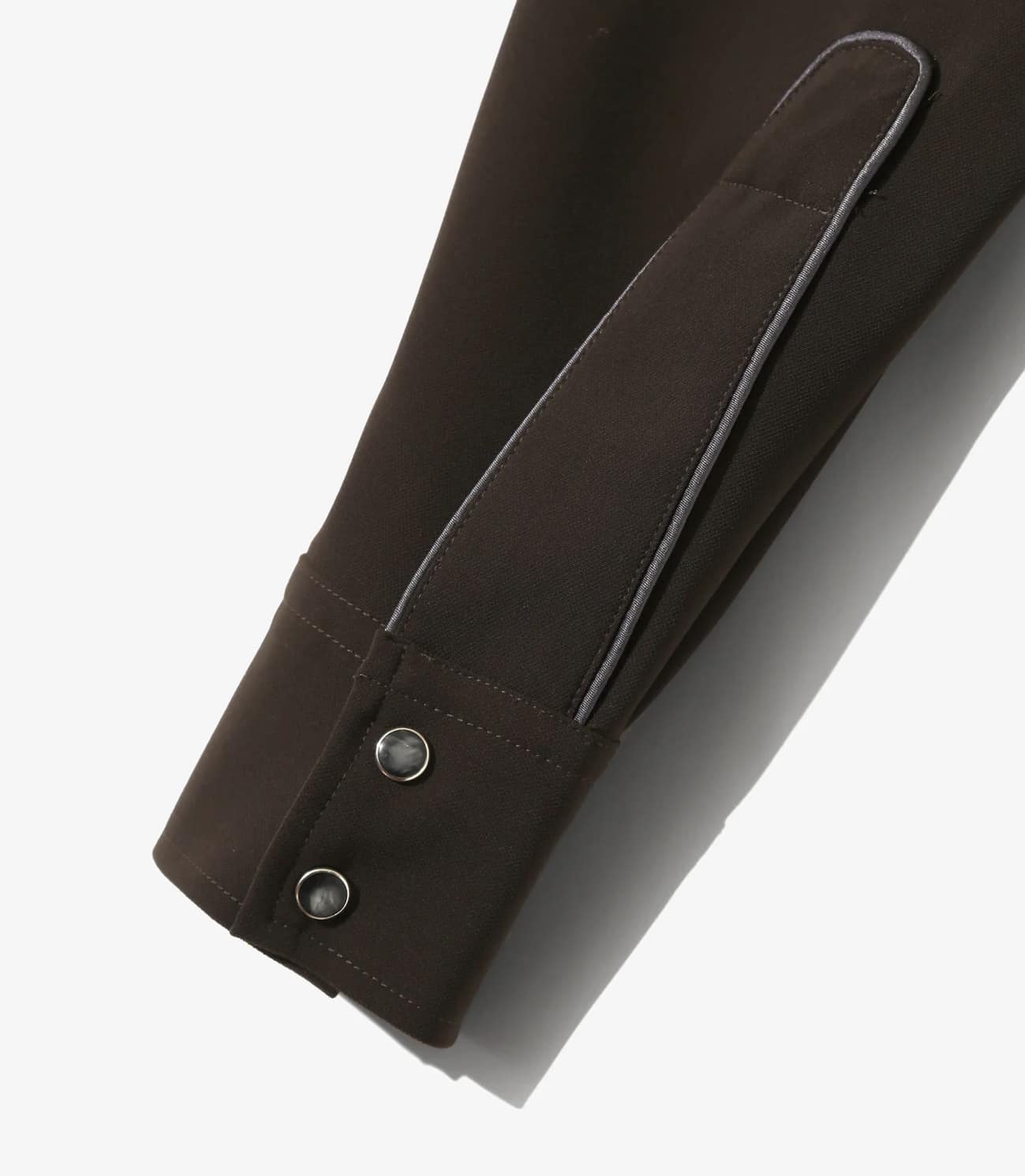 Needles 26ss "Piping Cowboy Jacket - Poly Double Cloth" Brown Brown M